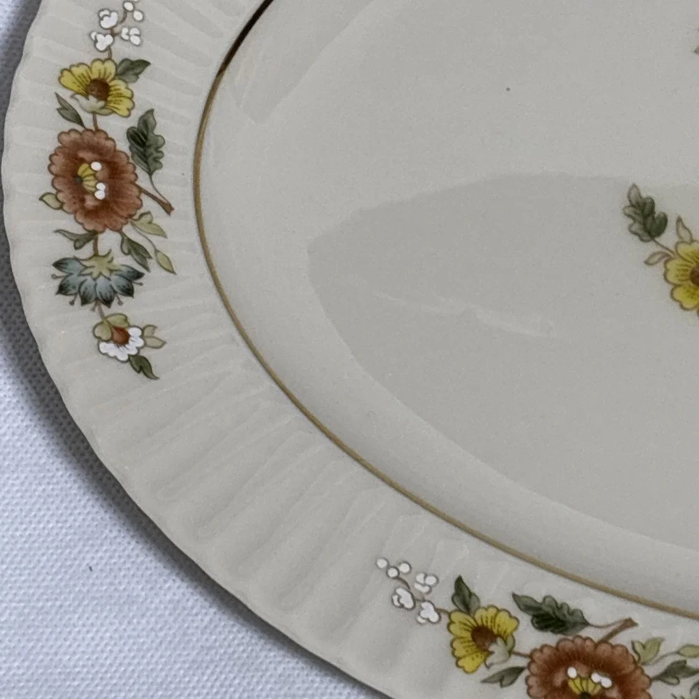 Vintage Lenox Temple Blossom Oval Serving Platter 13.5 x10